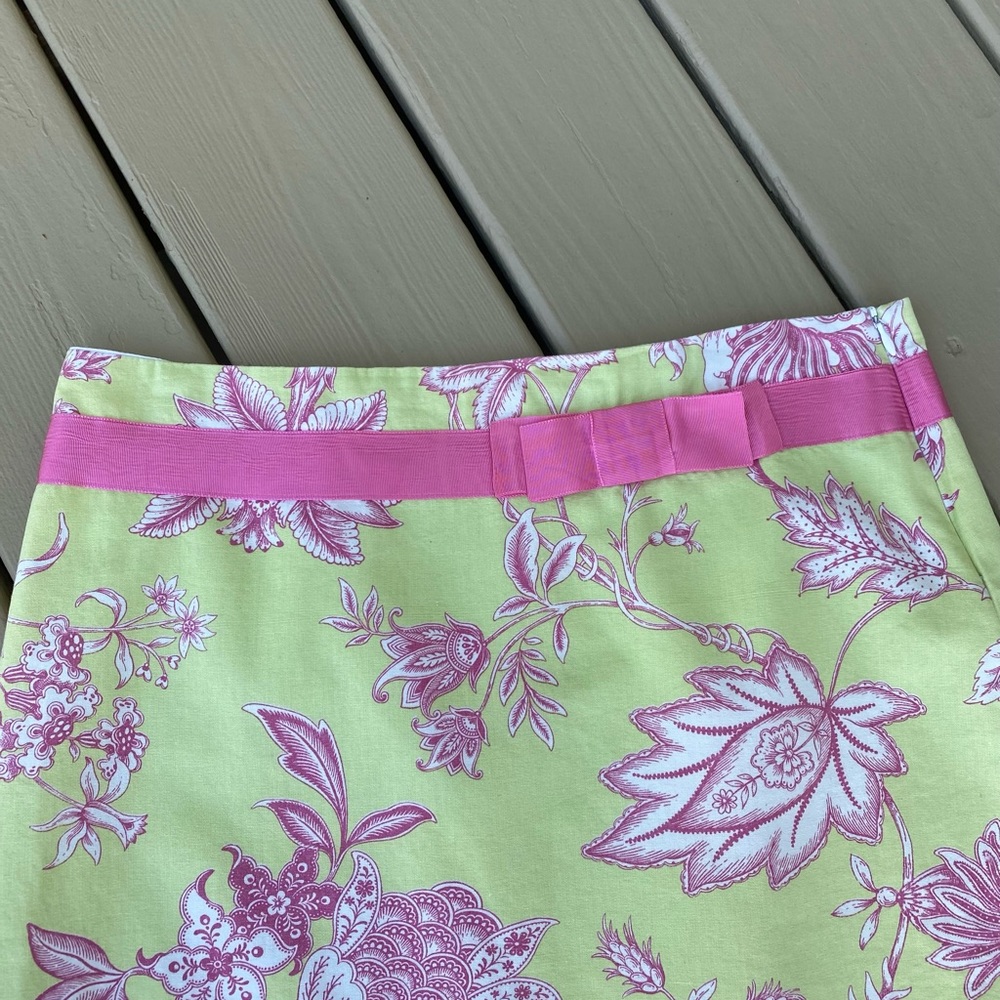 🌴 Molly B. - Lady light green pink/white skirt 12 - Picture 3 of 8
